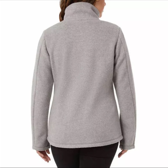 Women's Gray Fleece Jacket - Picture 5 of 8